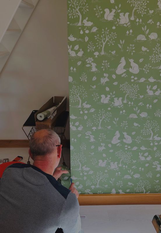 Tapete Nils Resedagrün
Tapete Nils bei unserer Kundin Roxane M.