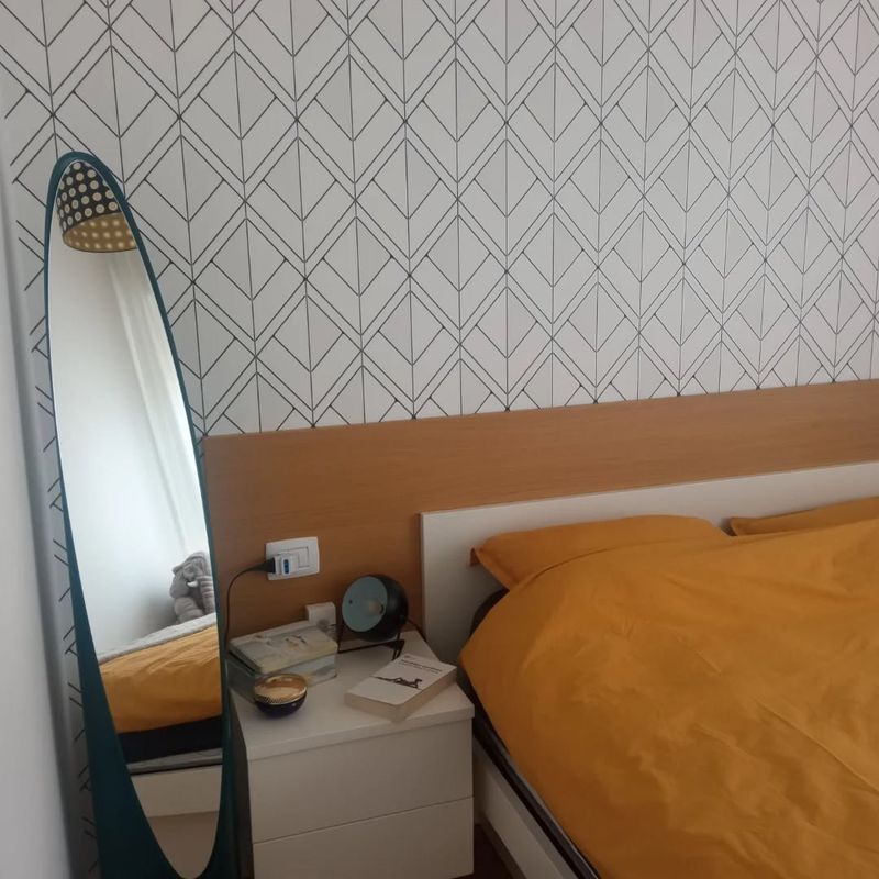 Tapete Stromboli weiß
Schlafzimmer unserer Kundin Annalisa F.