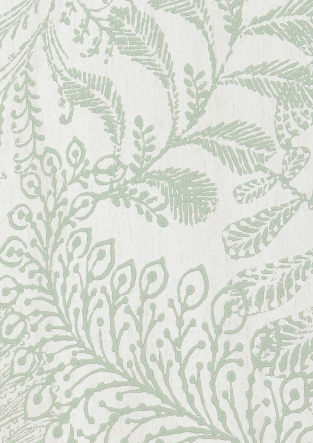 Papier peint avec des feuilles et du feuillage Lioba