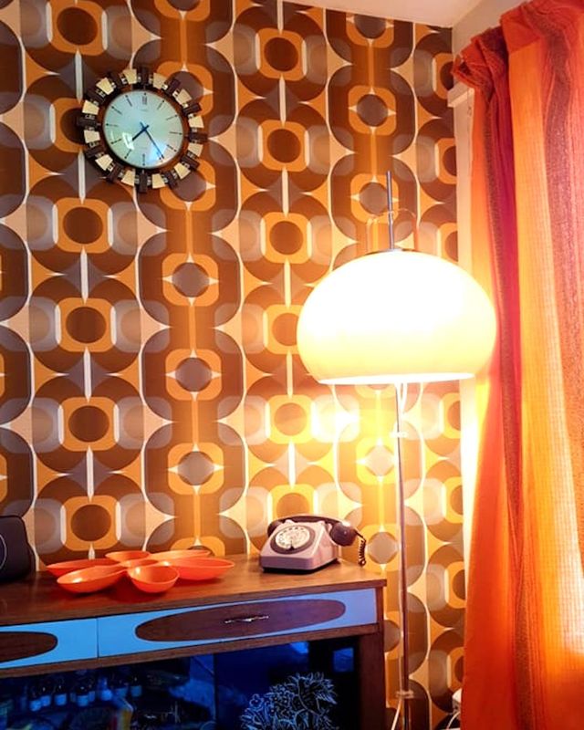 Das Kundenfoto ist von Leah Crook. Danke fürs Teilen ?. \n#70er-Tapete