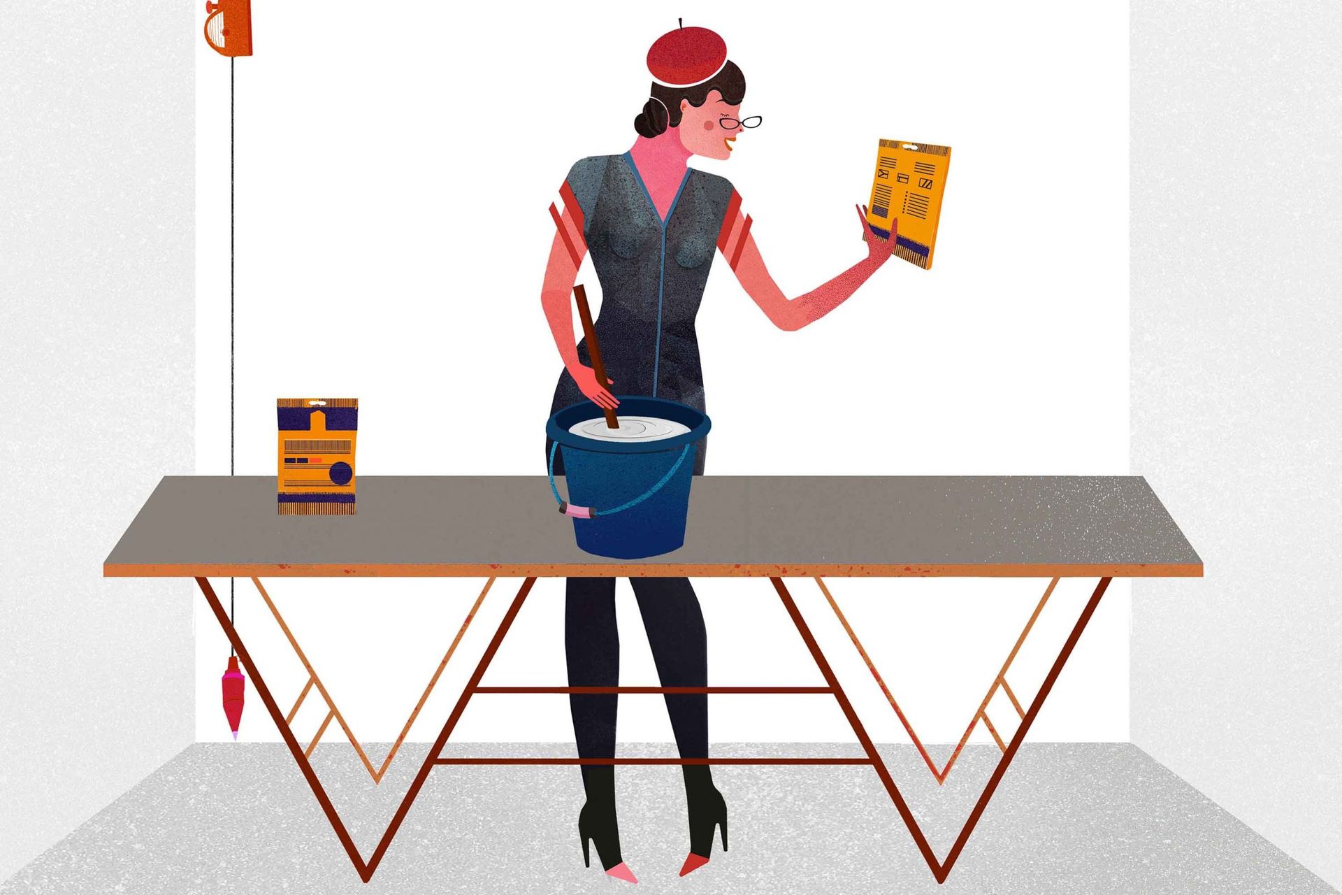 Comment-poser-un-papier-peint-traditionnel-Melanger-la-colle-a-papier-peint