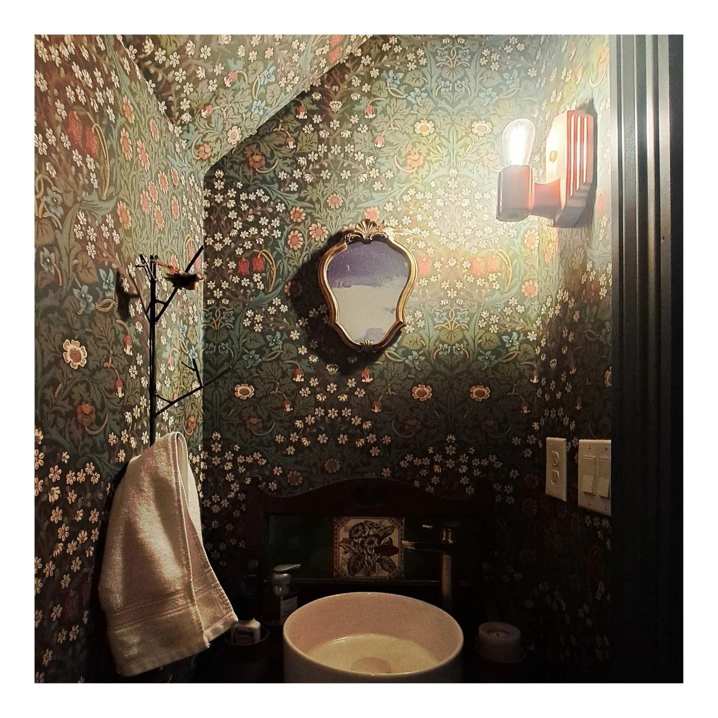 Das ist definitiv der luxuriöseste Raum im Haus. Ich habe ihn genannt ... die Gästetoilette! Ich fin