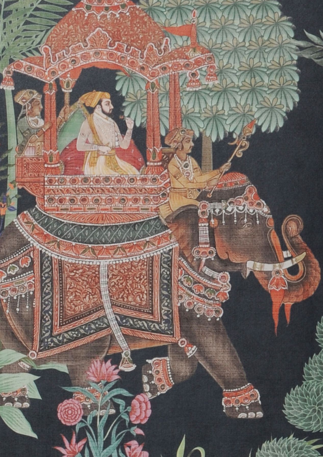 Papel pintado de la India Zarife