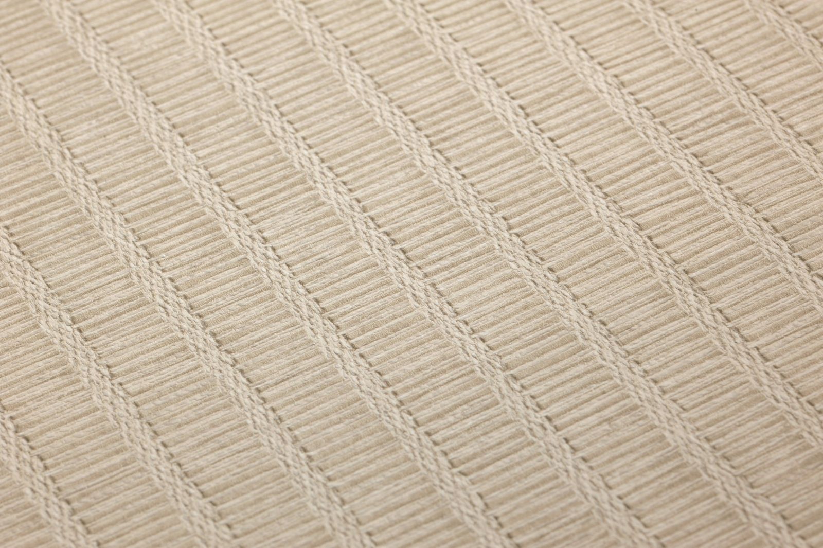 Striped Wallpaper Vertical Rattan Weave Detail view
