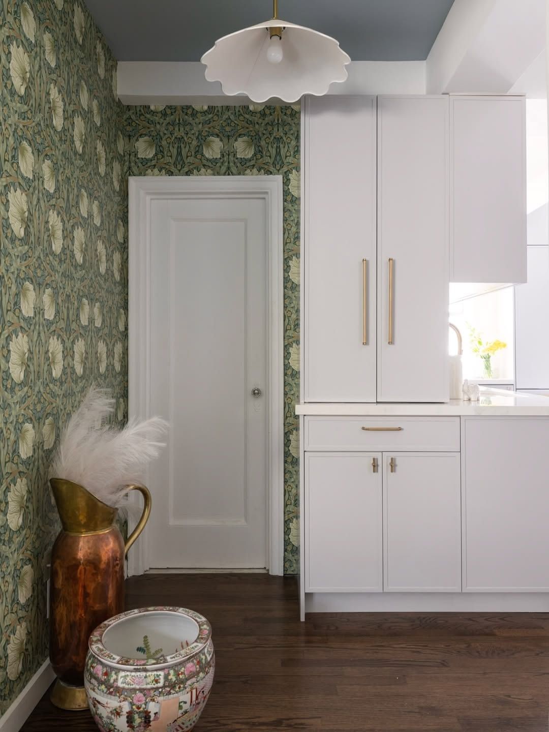 Tapete Despina, hellgrün
Küchenprojekt unseres Kunden IK Home Studio & Interiors