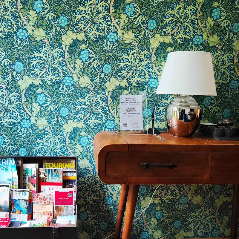 Wir mögen Vintage-Tapeten?\n#vintagetapete\n#williammorris\n#morrisandco #cartadaparatideglianni70\n