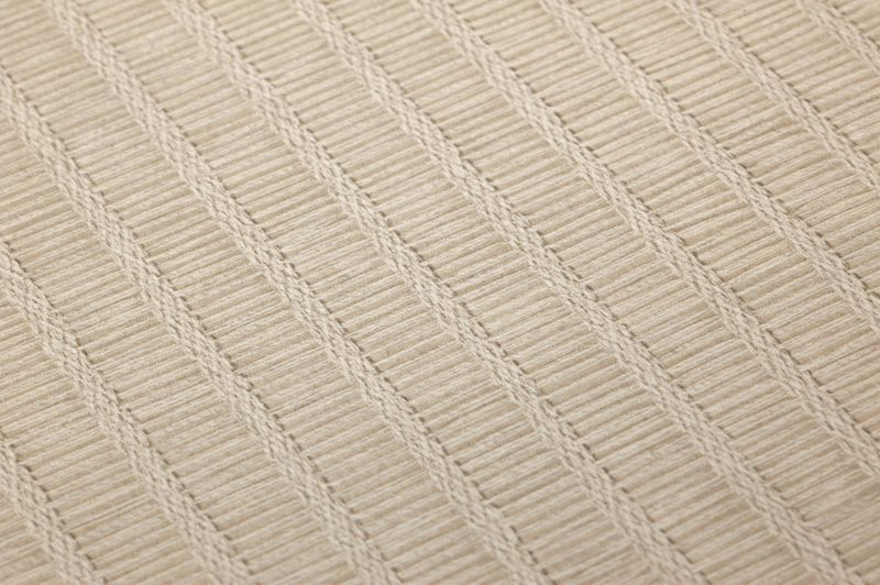 Striped Wallpaper Vertical Rattan Weave Detail view