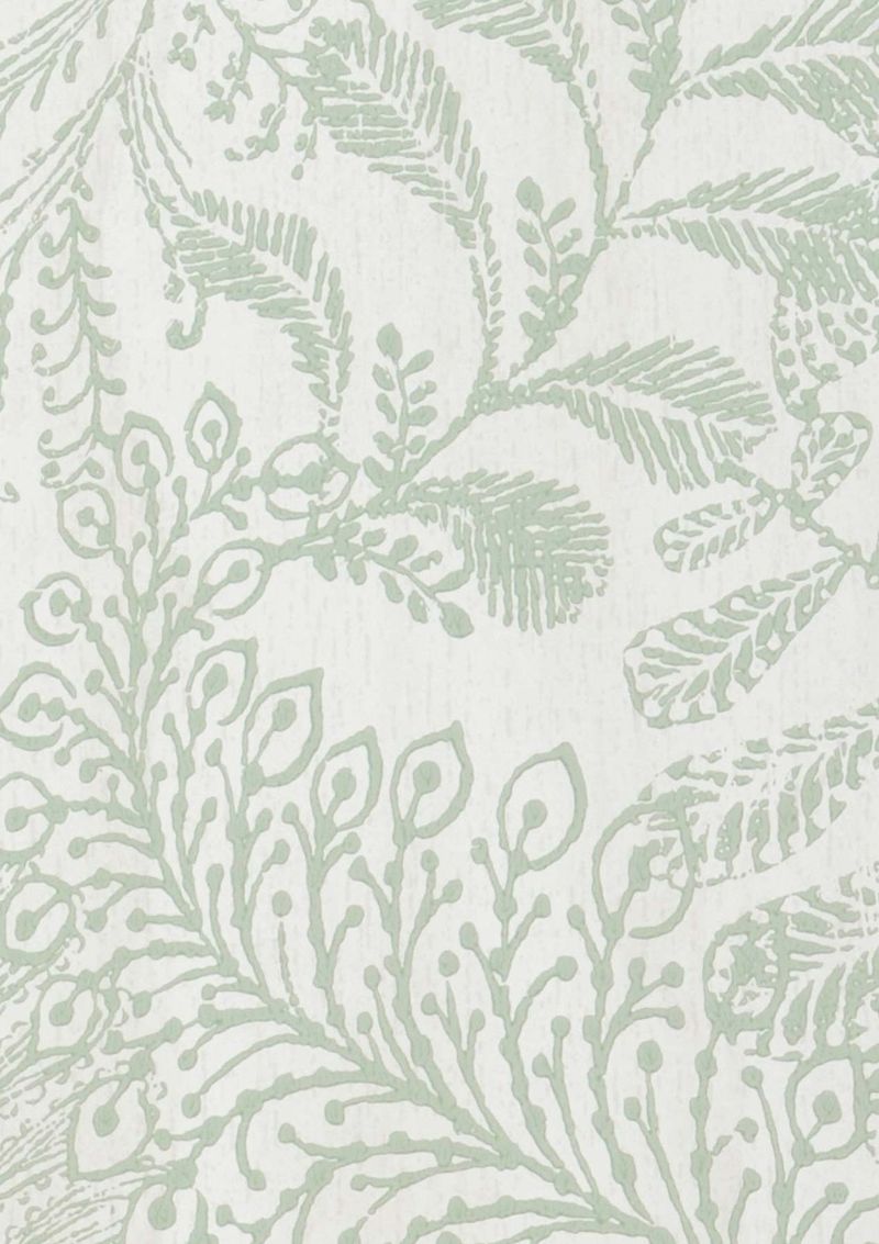 Papier peint avec des feuilles et du feuillage Lioba