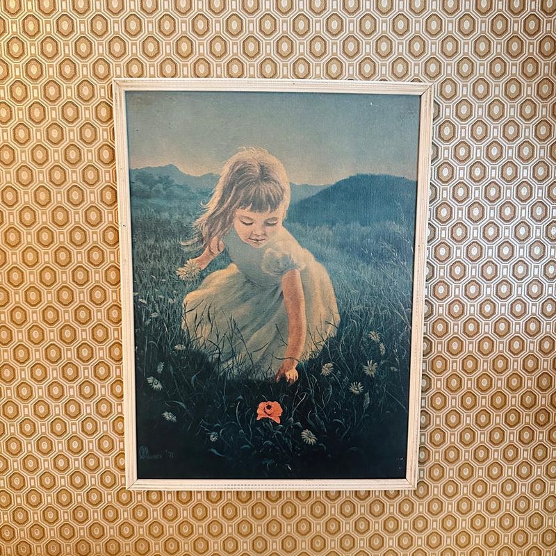 Im Rahmen: „Mohnblumen“\n\nEines meiner Lieblingsgemälde in unserem Schlafzimmer, vom 70er-Jahre-Kün