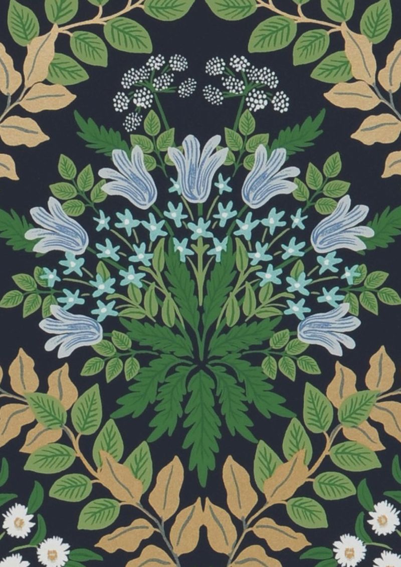 Carta da parati Rifle Paper Bramble