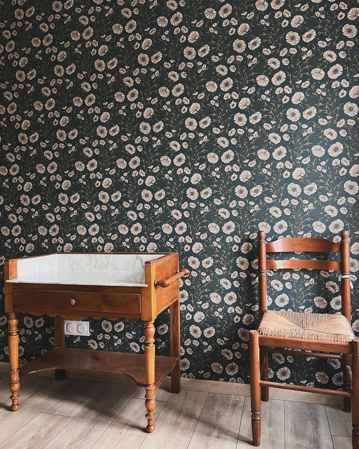 #vintage#papierpeintdesannees70#decovintage
