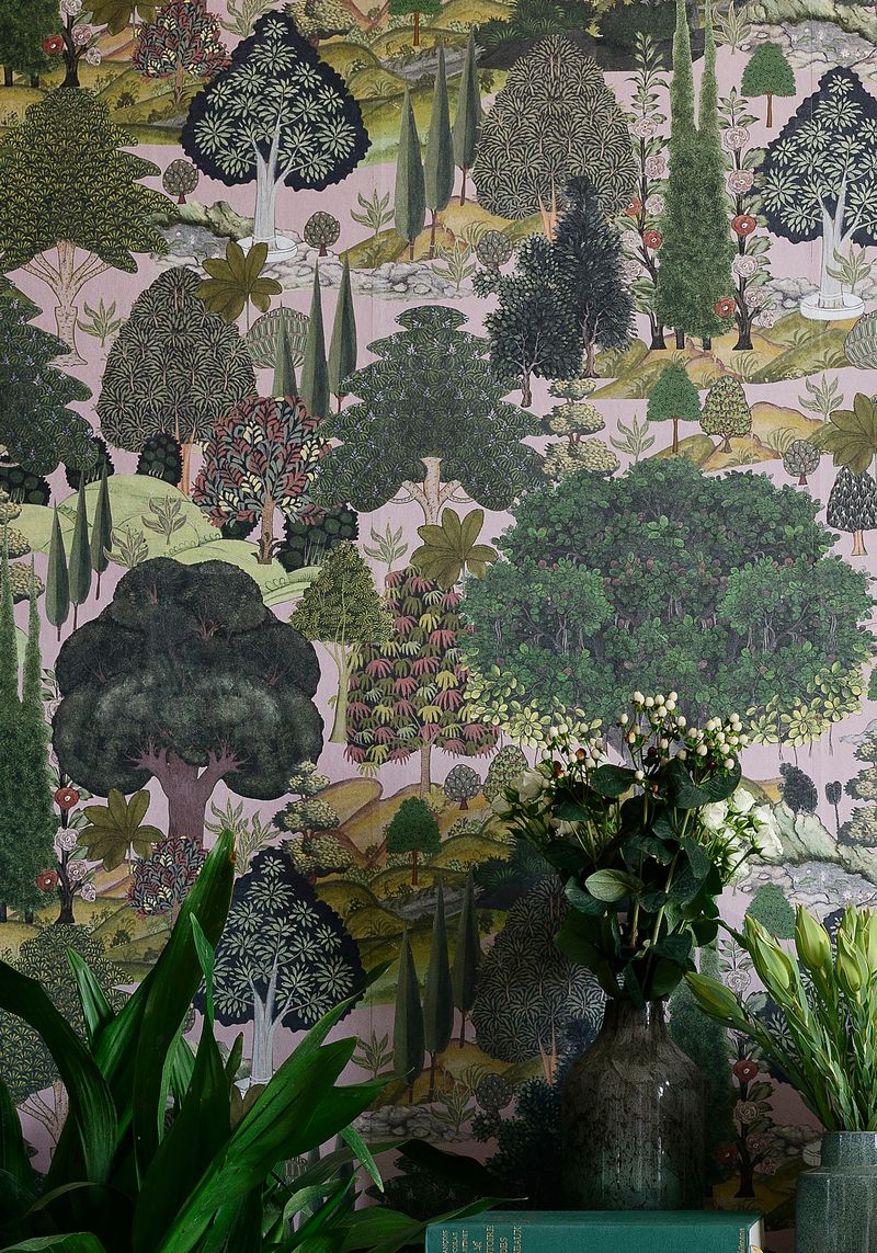 Carta da parati Mindthegap Jardin Sauvage Vista ambiente