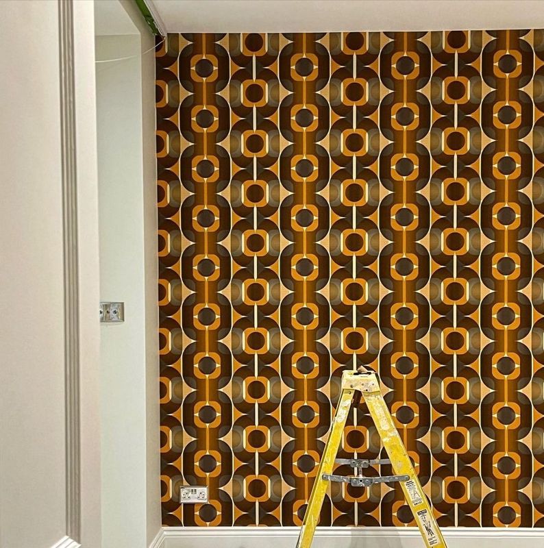 Kundenfoto von MPD London Interior Design. Danke fürs Teilen ?. \n#70er-Tapete