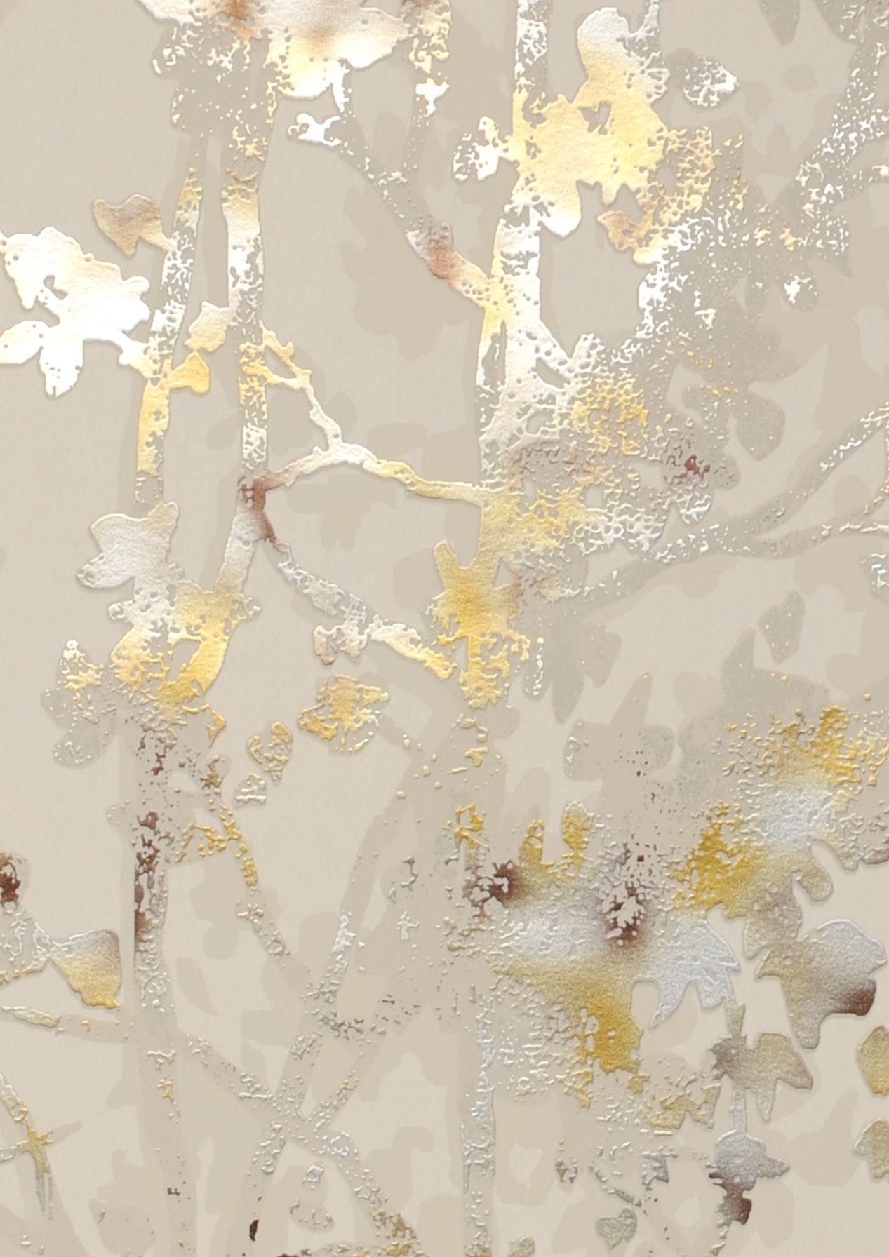 Papel pintado metálico Saranda