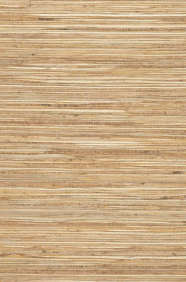 Nahaufnahme von Grastapetentextur mit natürlichen Fasern und Farbvariationen.