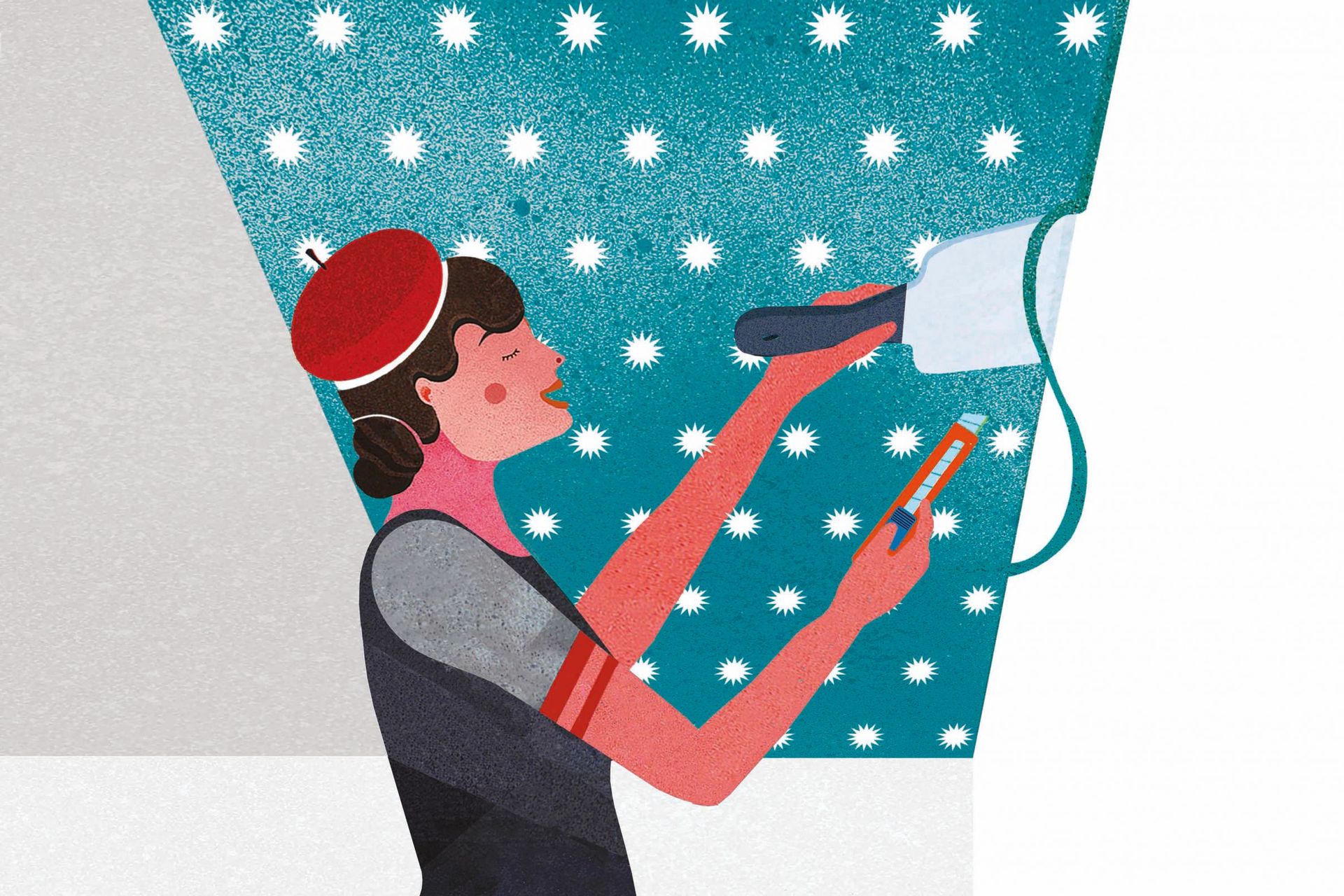 How-to-wallpaper-the-ceiling-Cut-off-Overlaps