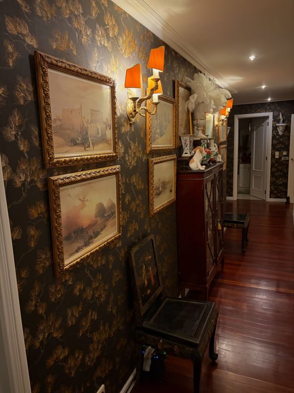 Den Flur verdunkeln 🤭#papeldeparededosanos70