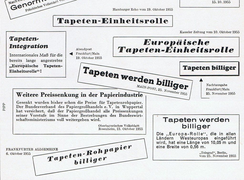 Tapeten-Neuigkeiten-50er