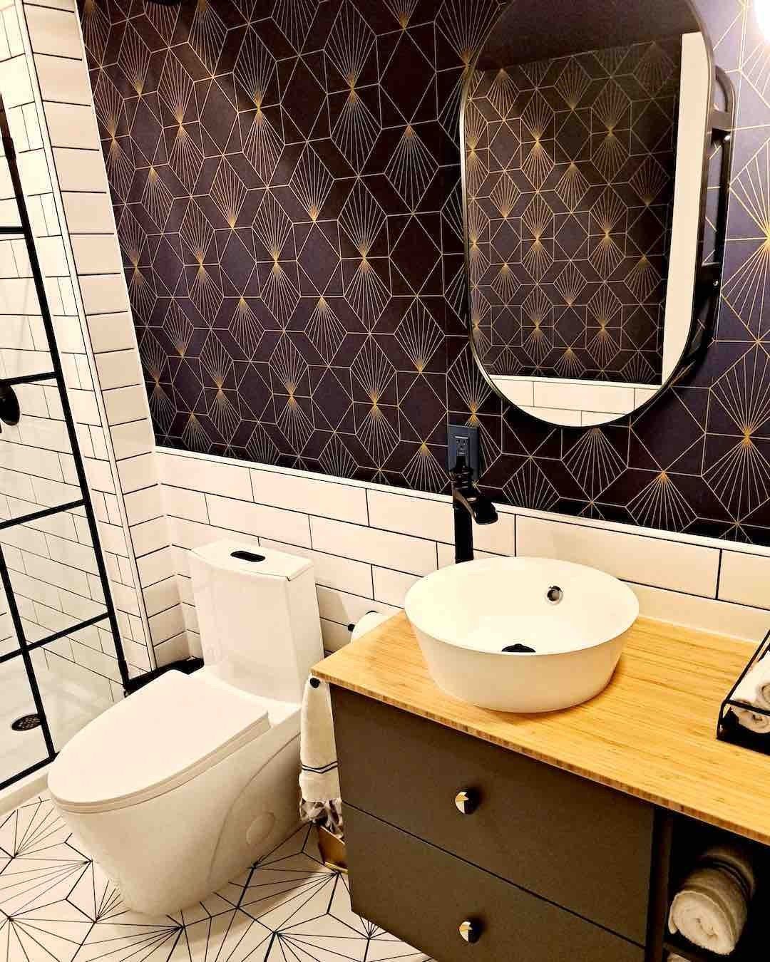 Kundenfoto von Jane und Will Rothery. Danke fürs Teilen.\n#Tapetenausden70ern