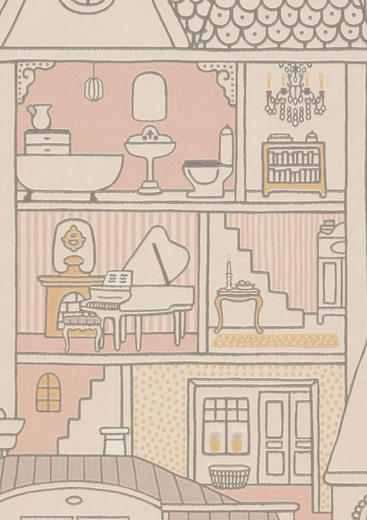 Carta da parati Majvillan Dollhouse